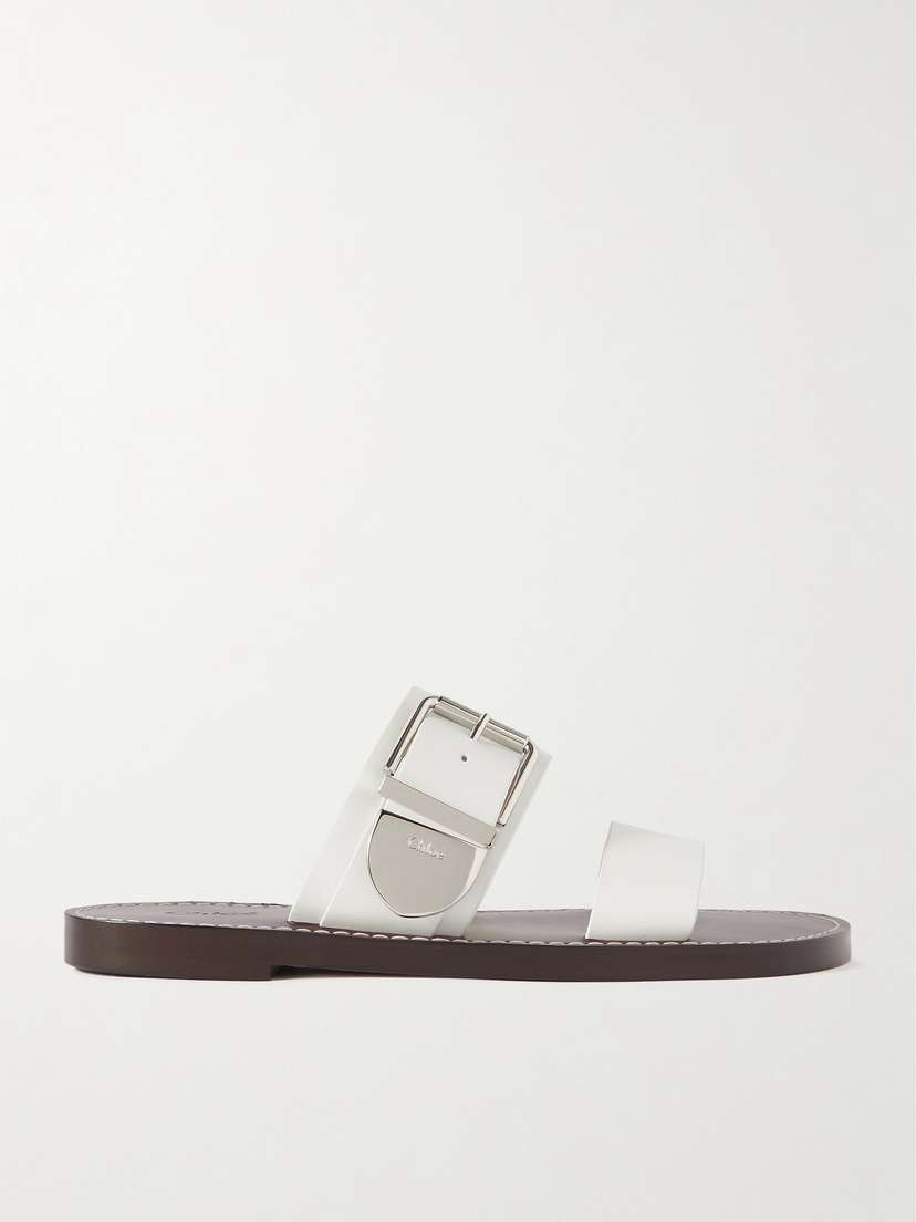 Chloé Rebecca Leather Slides