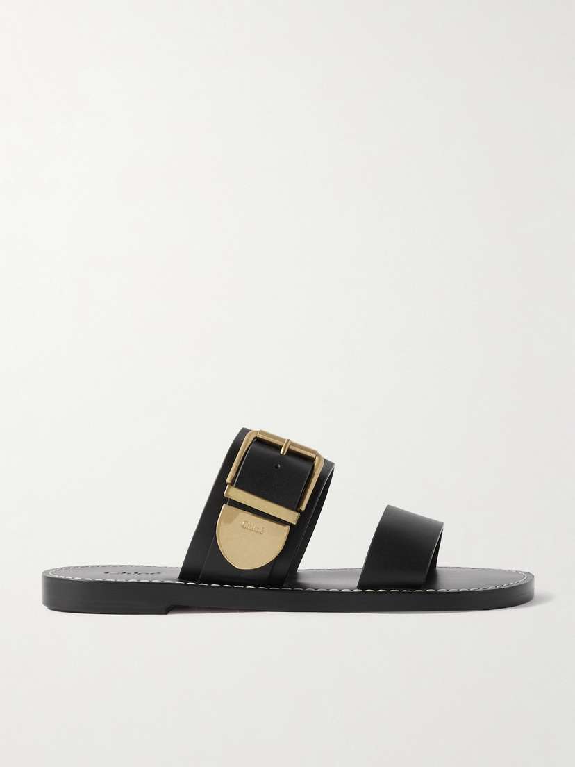 Chloé Rebecca Leather Slides