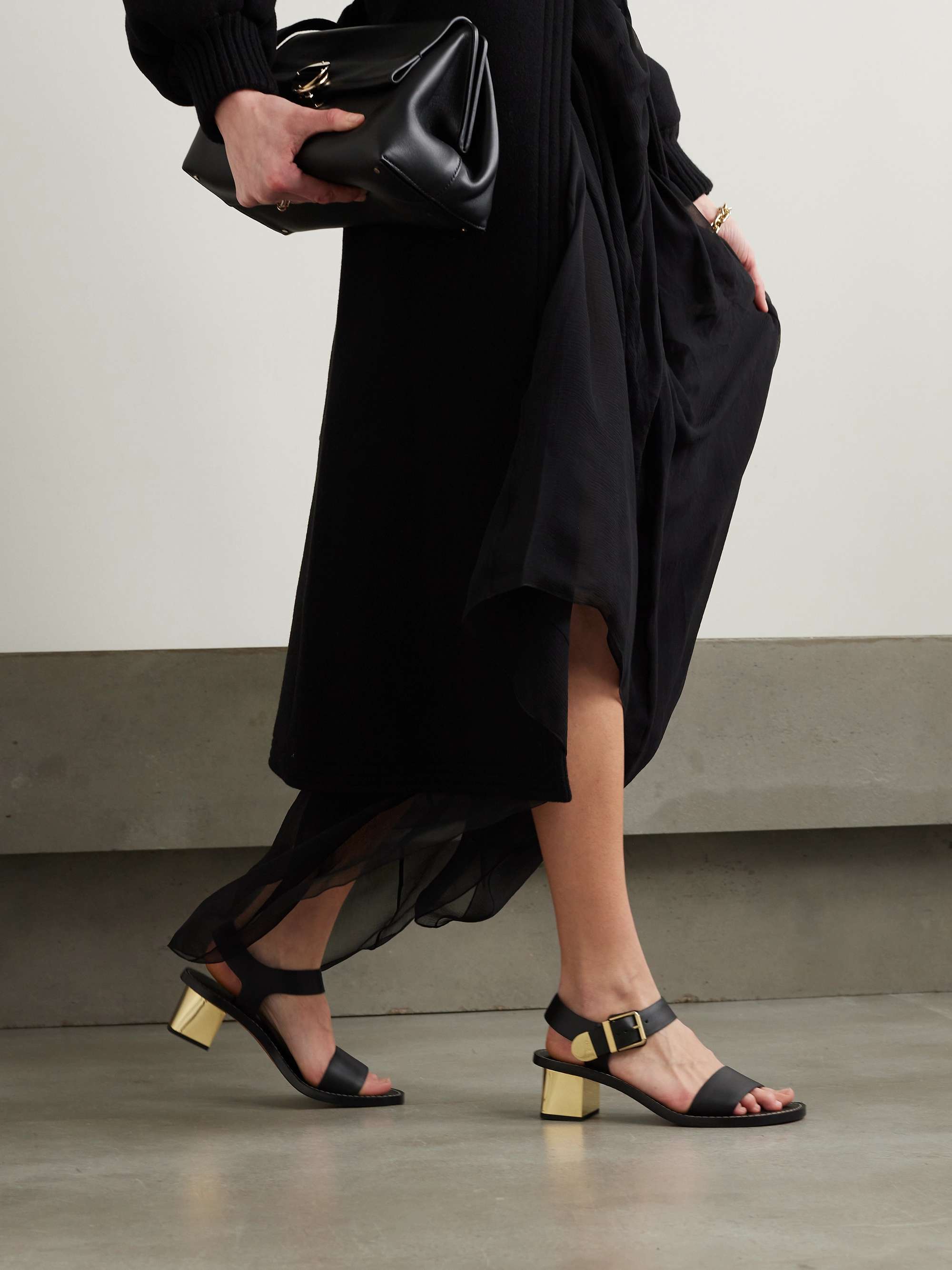 CHLOÉ Rebecca embellished leather sandals | NET-A-PORTER CHLOÉ Rebecca embellished leather sandals | NET-A-PORTER