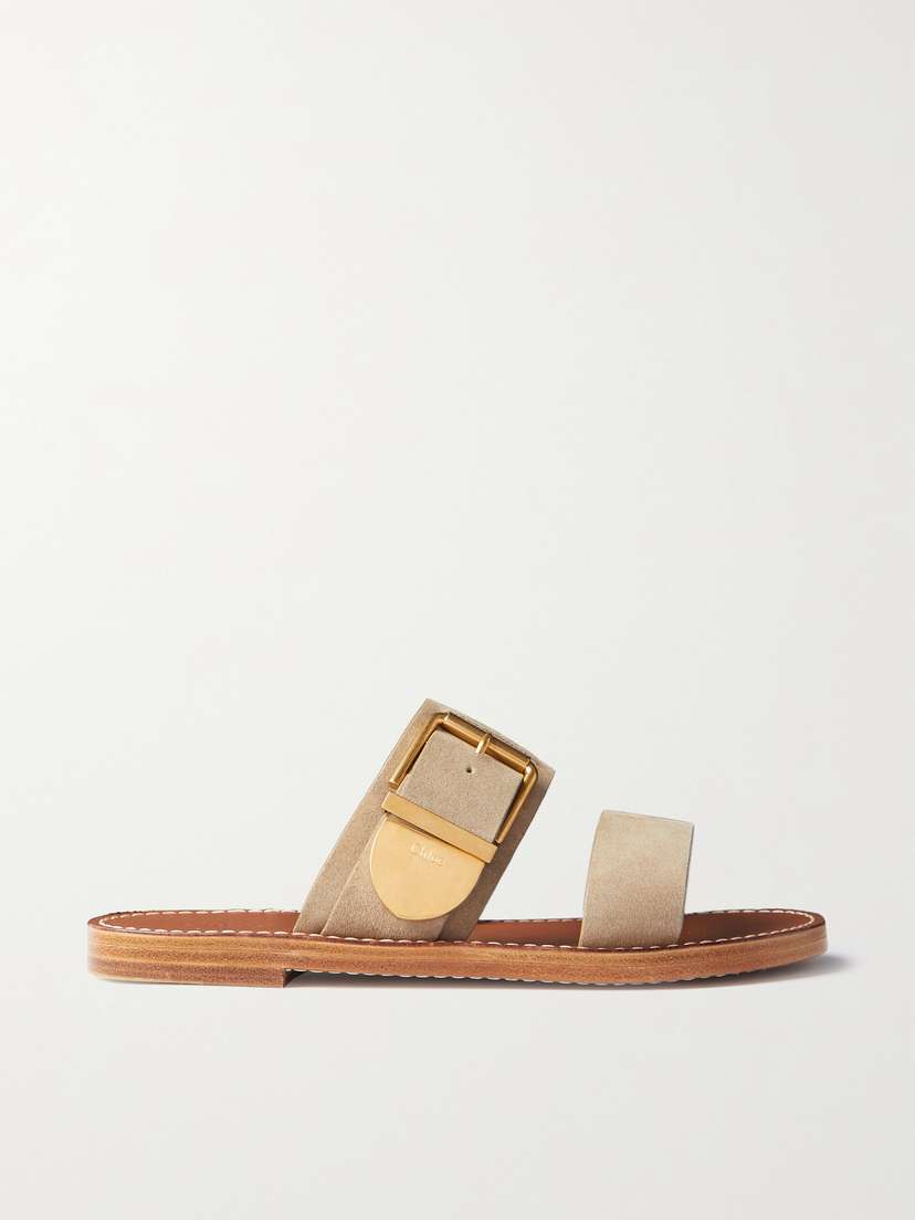 Chloé Rebecca Suede Slides