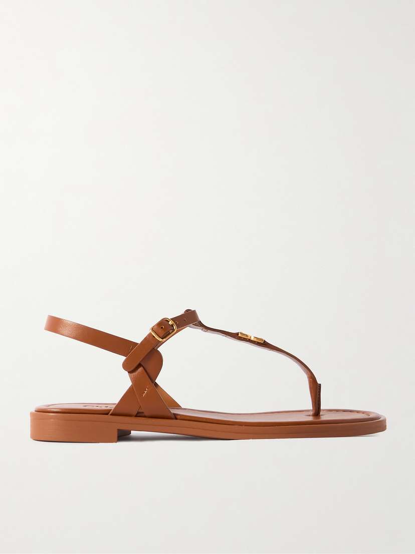 Chloé Marcie Embellished Leather Sandals