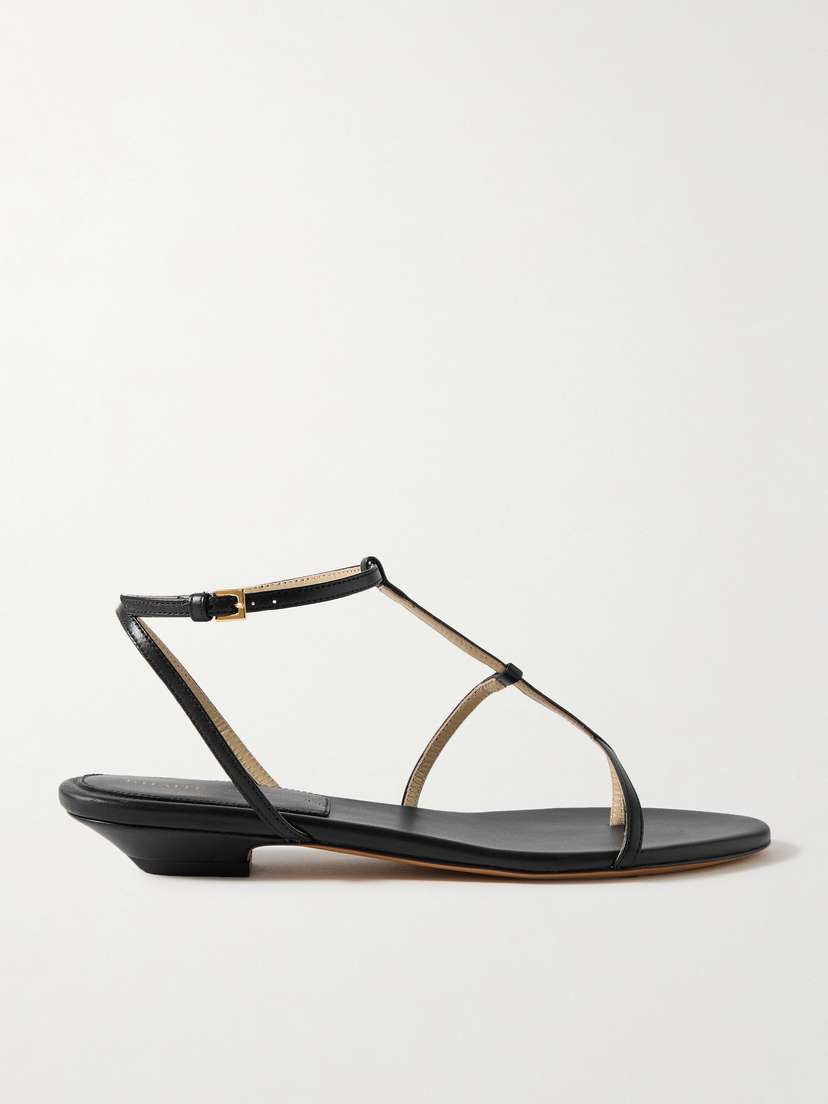 Khaite Jones Leather Sandals
