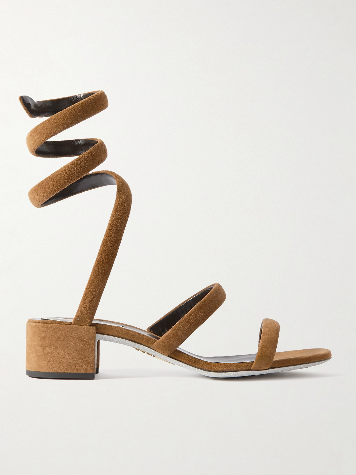 René Caovilla - Cleo Suede Sandals - Brown