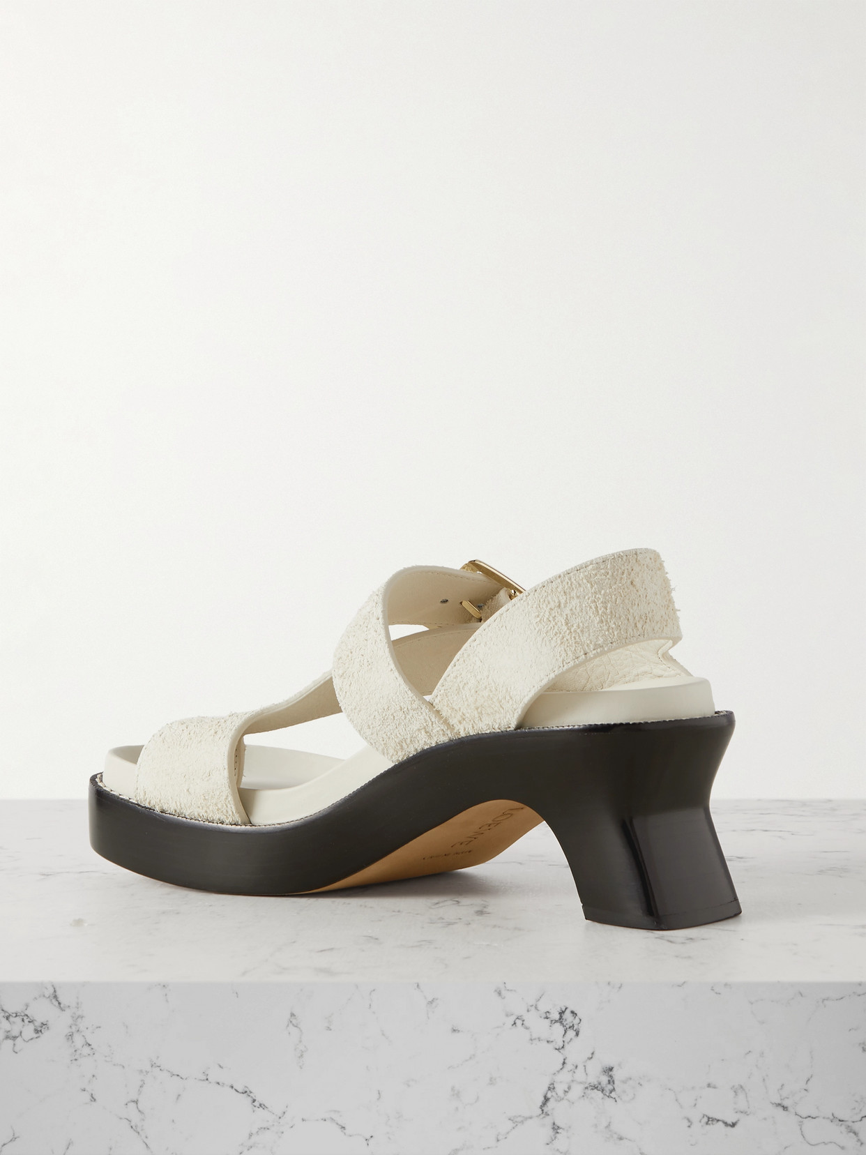 Ease Brushed-Suede Sandals