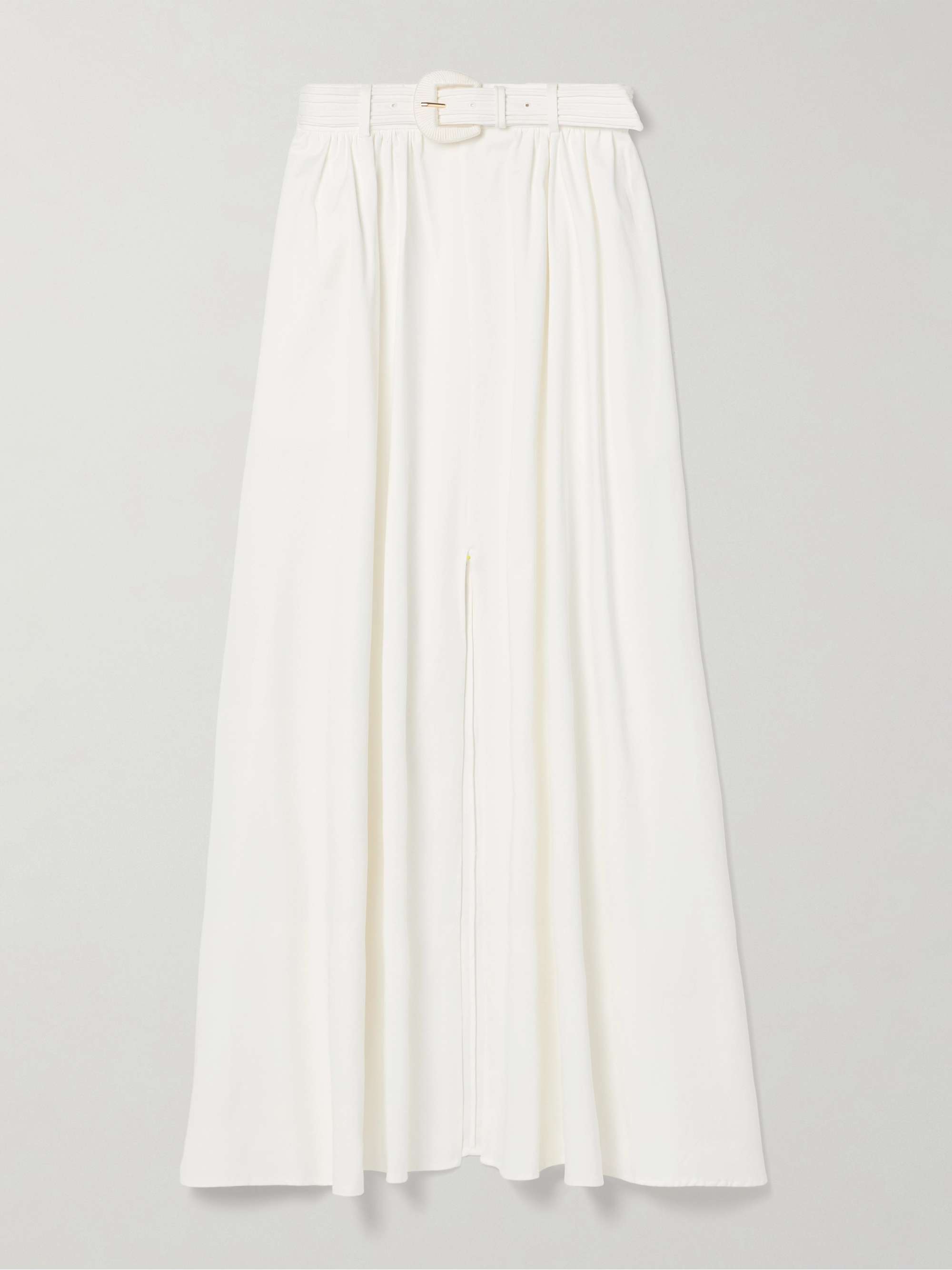 SALONI Judi belted cotton-blend poplin maxi skirt | NET-A-PORTER SALONI Judi belted cotton-blend poplin maxi skirt | NET-A-PORTER