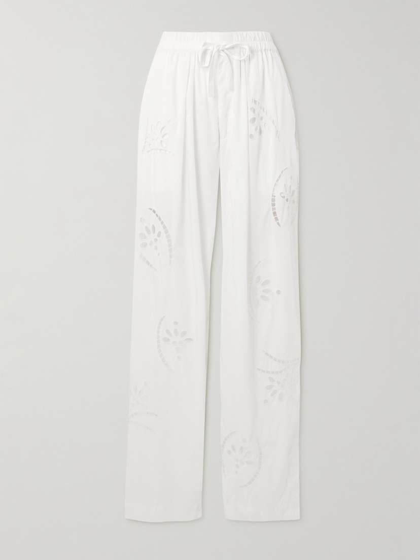 Isabel Marant Hectorina Broderie Anglaise Modal-blend Pants