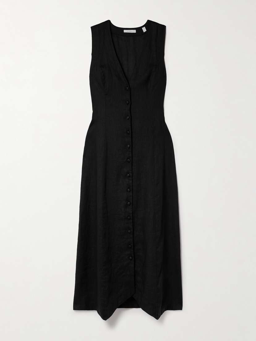 DÔEN Allene Linen Midi Dress