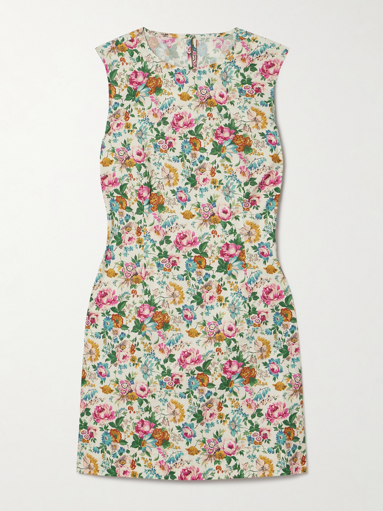 DÔEN - Adele Floral-print Cotton-poplin Mini Dress - Multi
