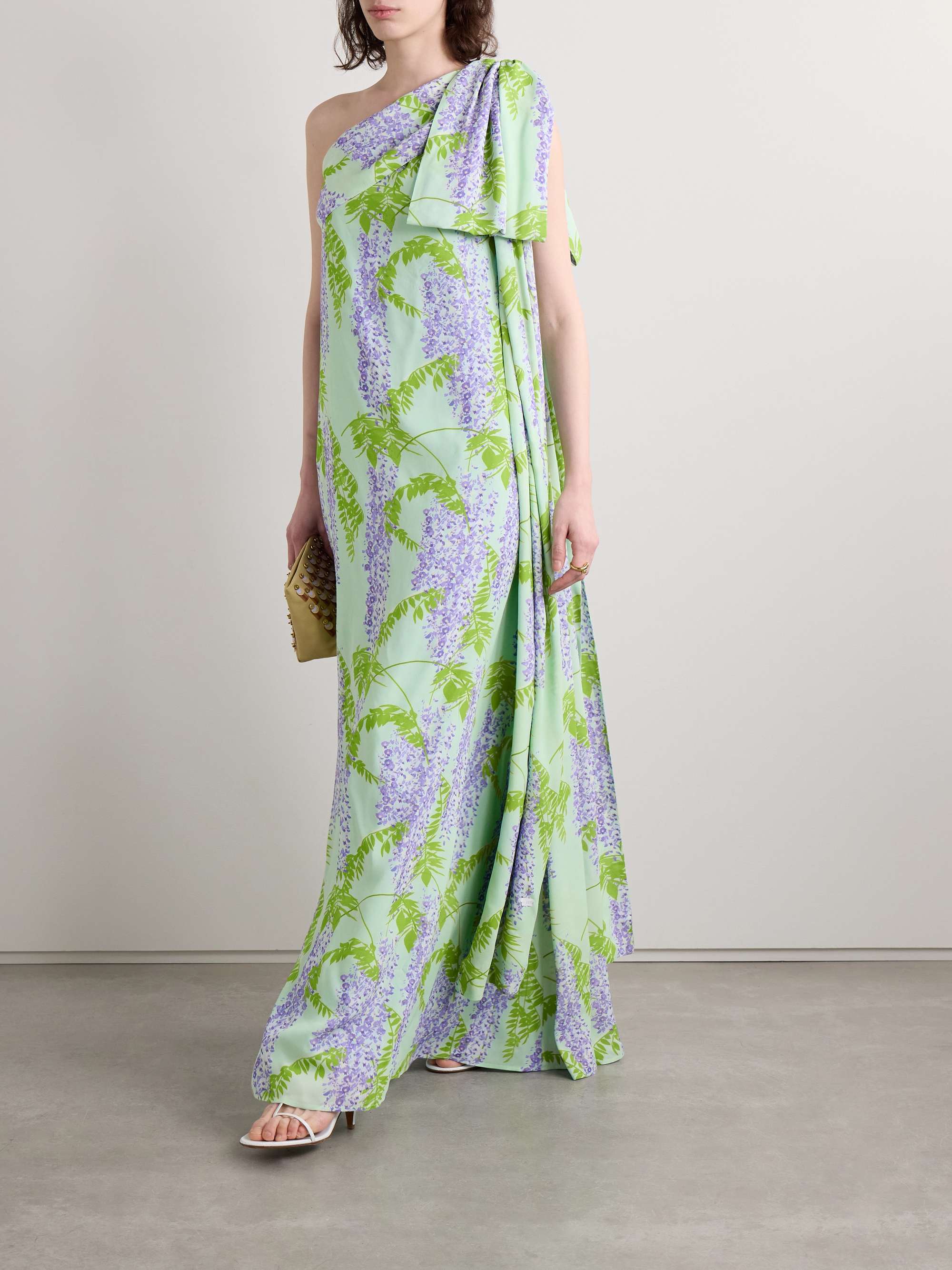 green emerald velvet dress Bernadette Dress Nathalie Grass Green