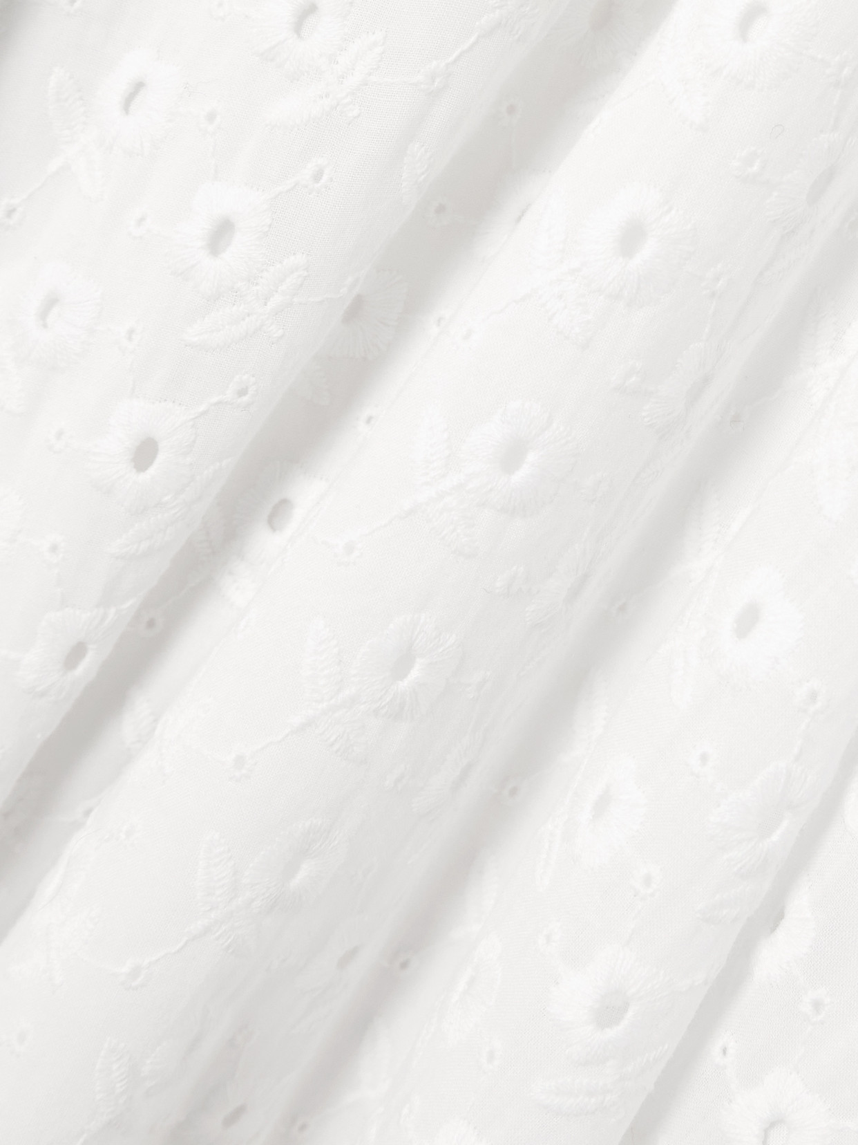 Bernadette Fran Open-back Broderie Anglaise Cotton Maxi Dress In White