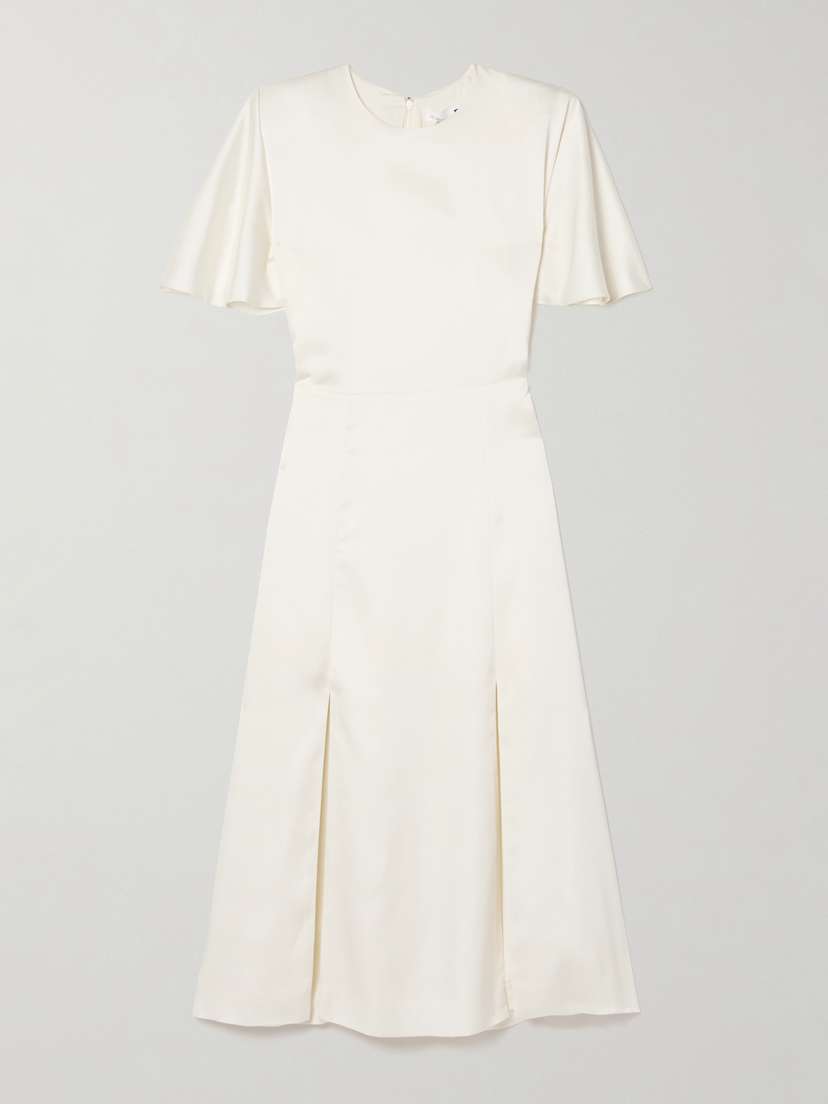 Rotate Birger Christensen Satin Midi Dress