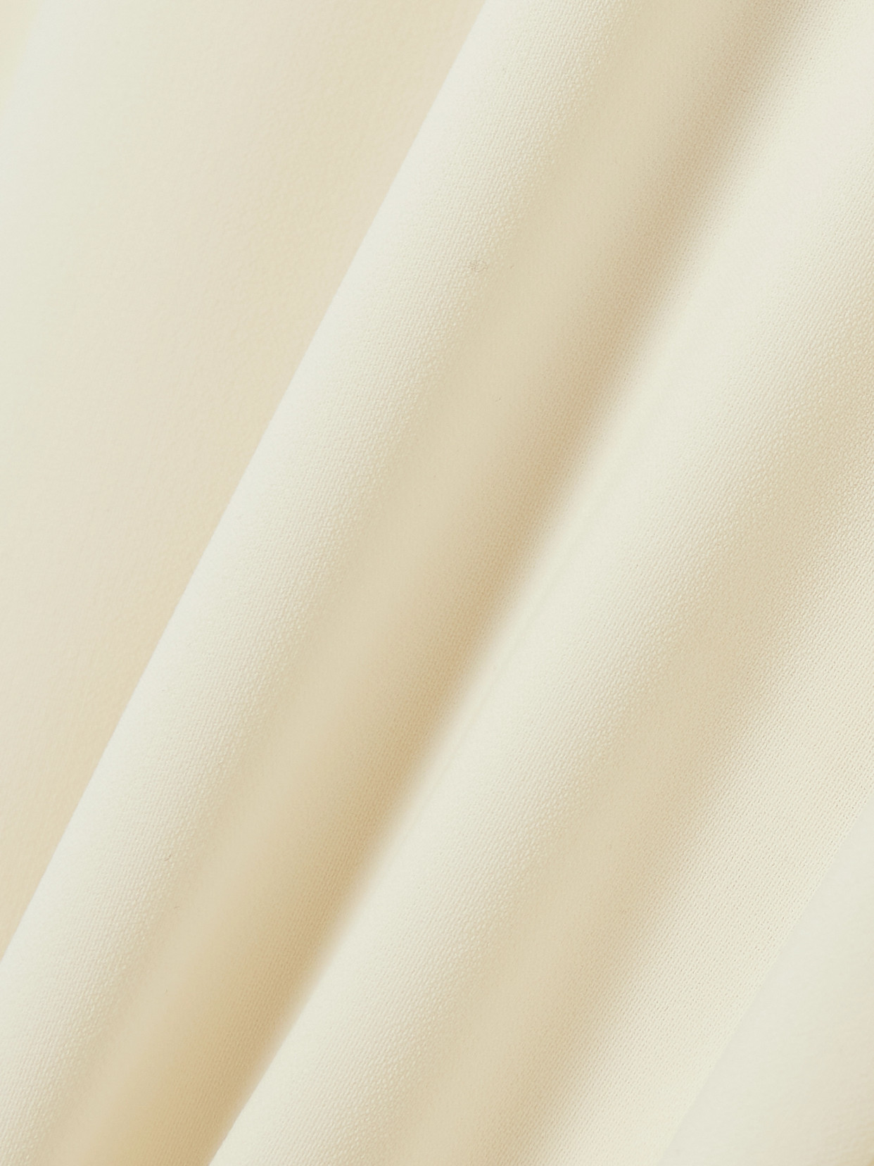 Abadia Crepe Straight-leg Pants In White