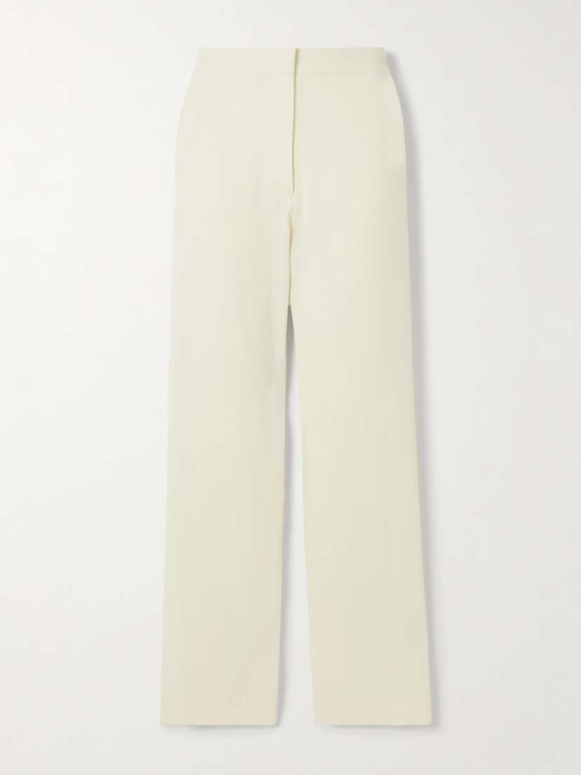 Abadia Crepe Straight-leg Pants
