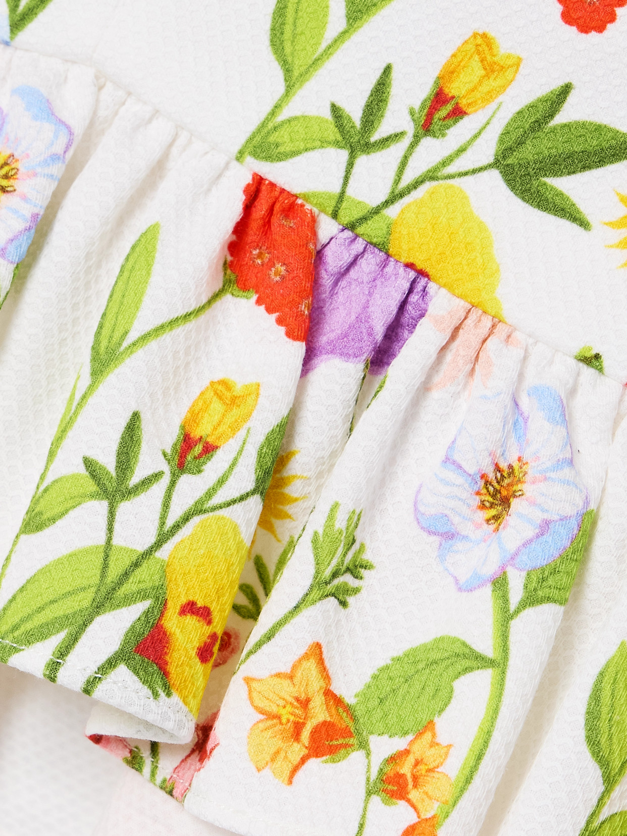 Borgo De Nor Callie Cutout Printed Cotton-blend Piqué Peplum Top In Multi