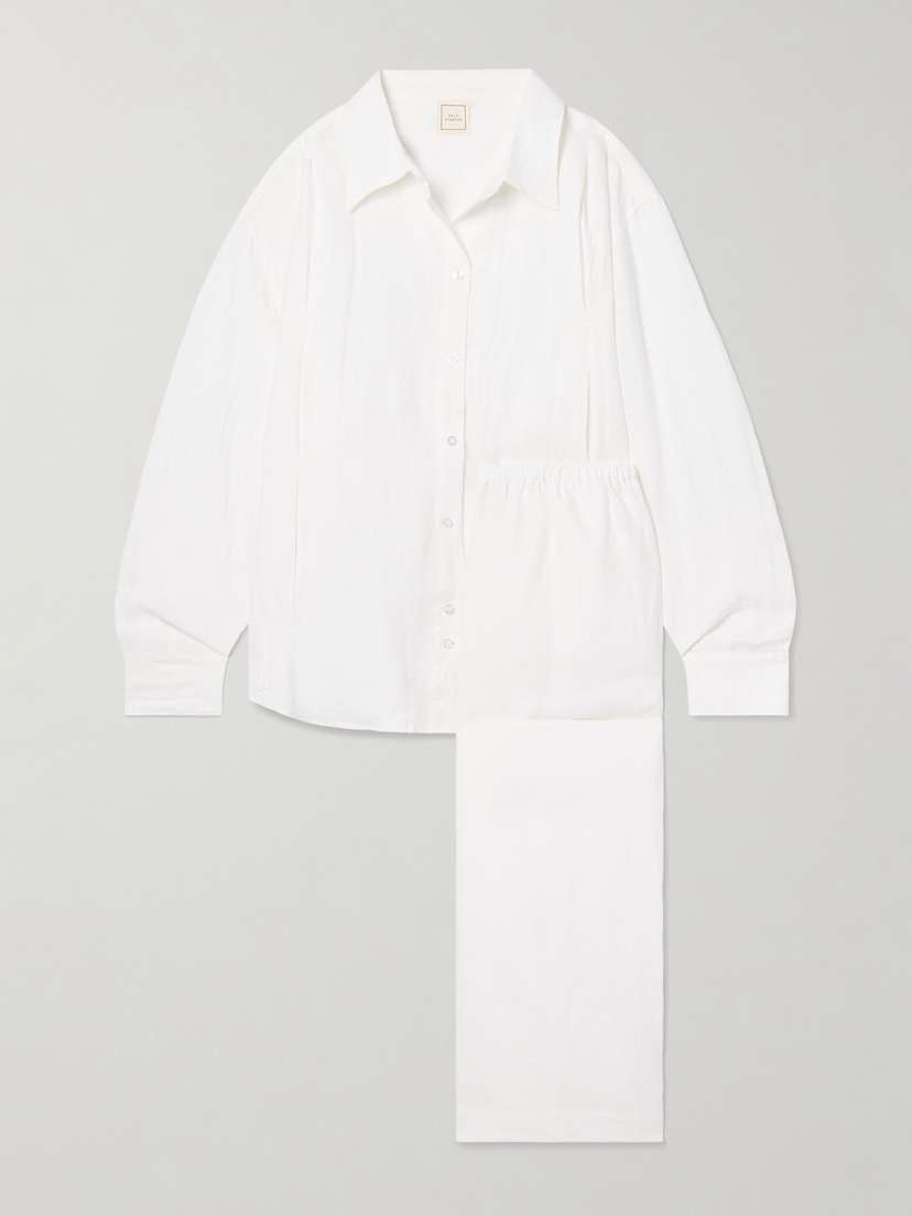 Deiji Studios Tack Linen Pajama Set