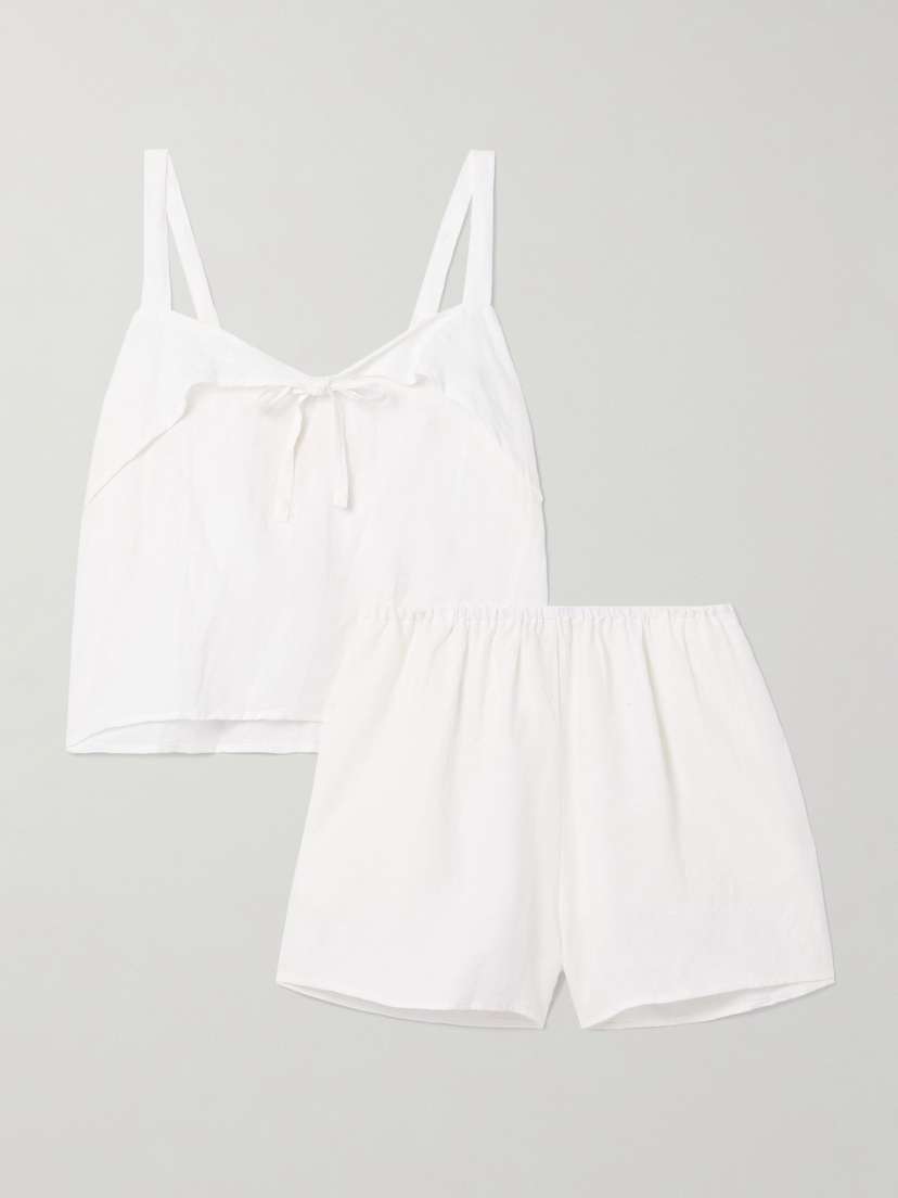 Deiji Studios Linen Pajama Set