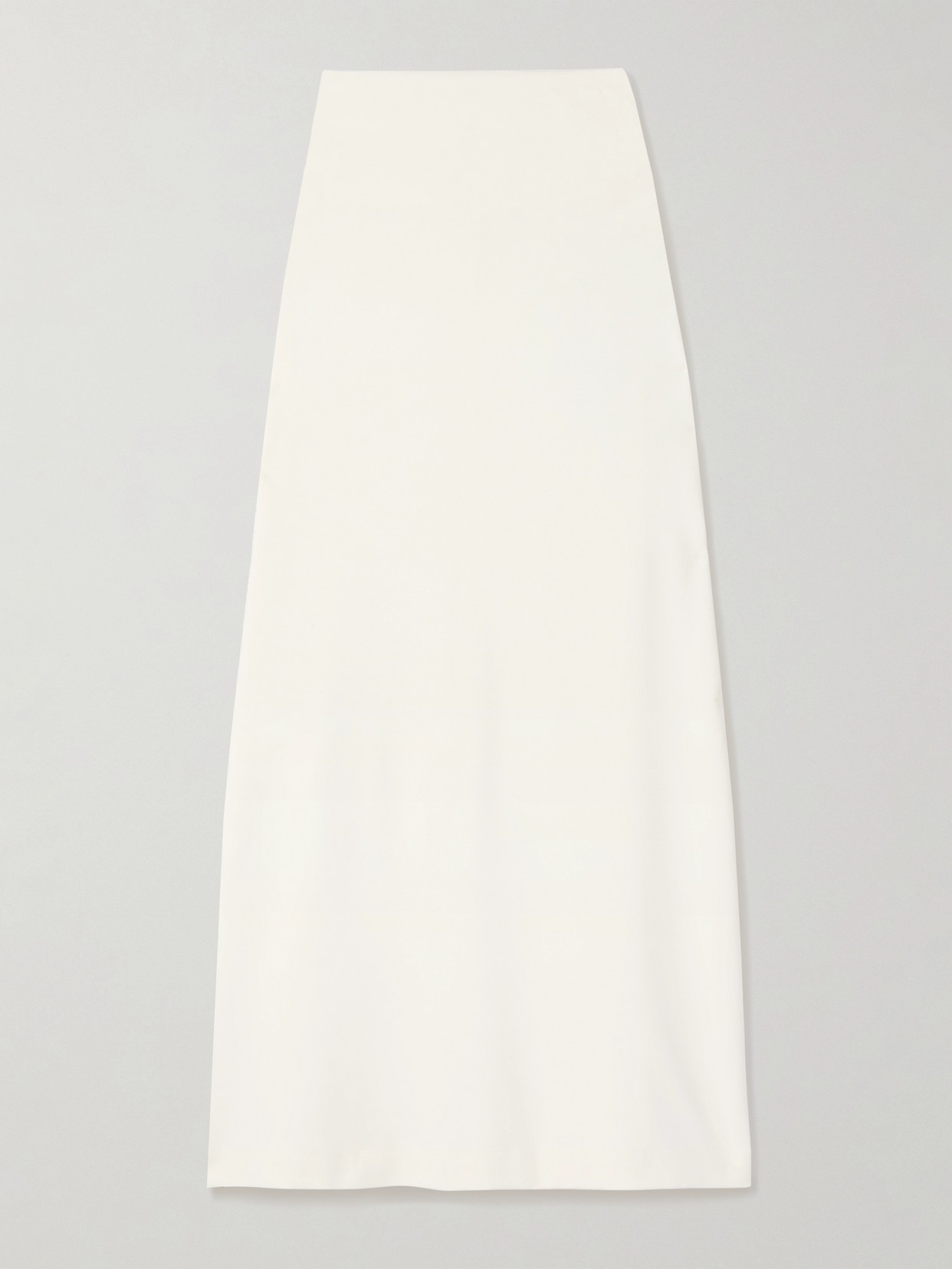 Shop Leset Rio Stretch-ponte Maxi Skirt In White