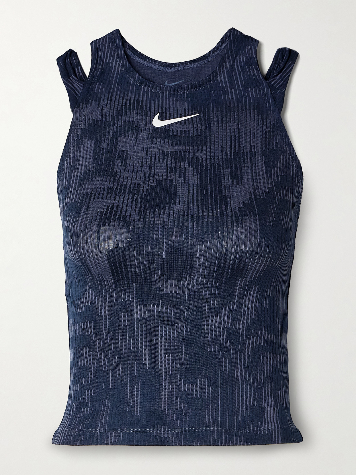 Nike - Slam Dri-fit Jacquard Tank - Blue