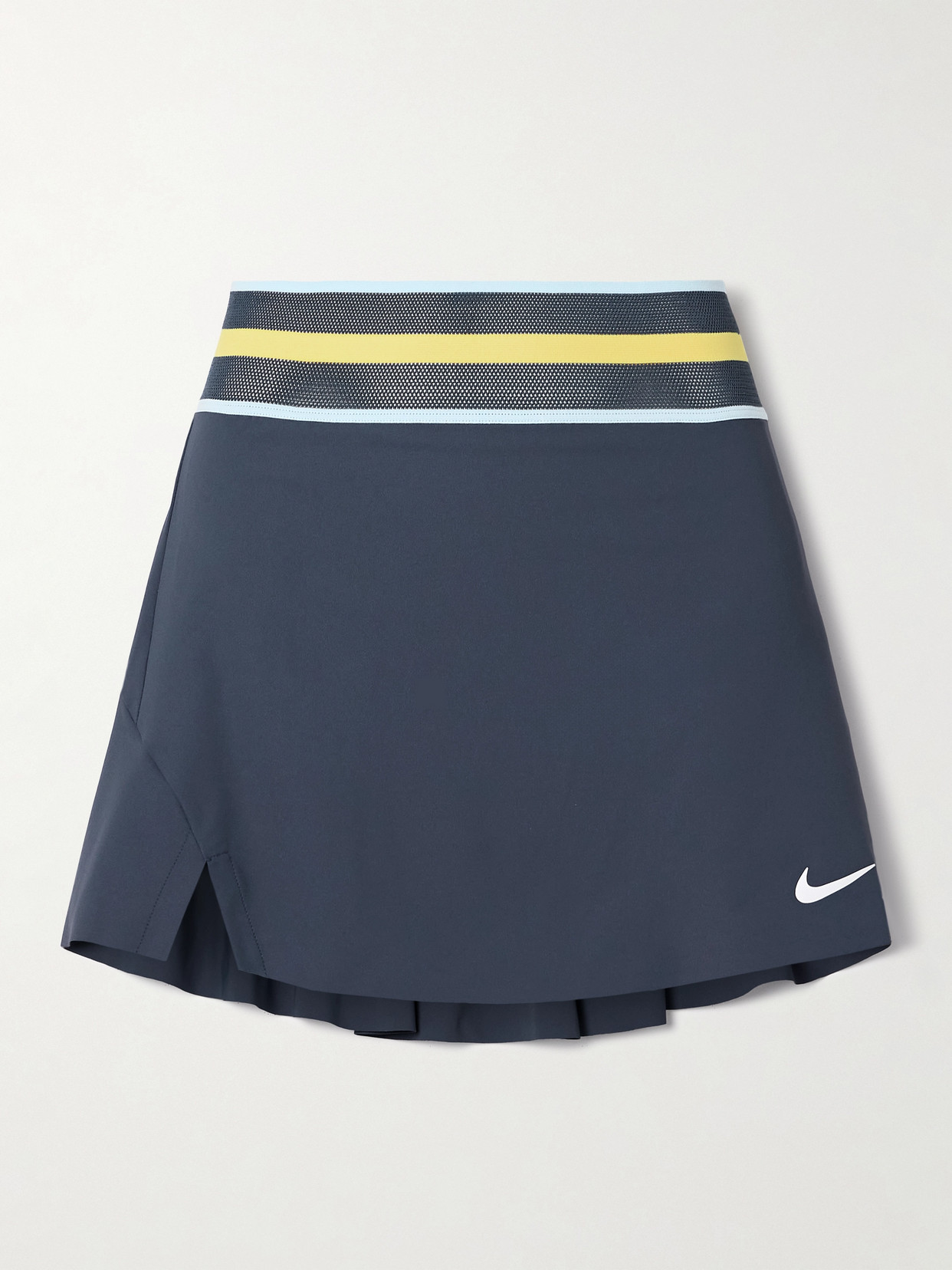 NIKE NIKECOURT SLAM MESH-TRIMMED DRI-FIT TENNIS SKIRT