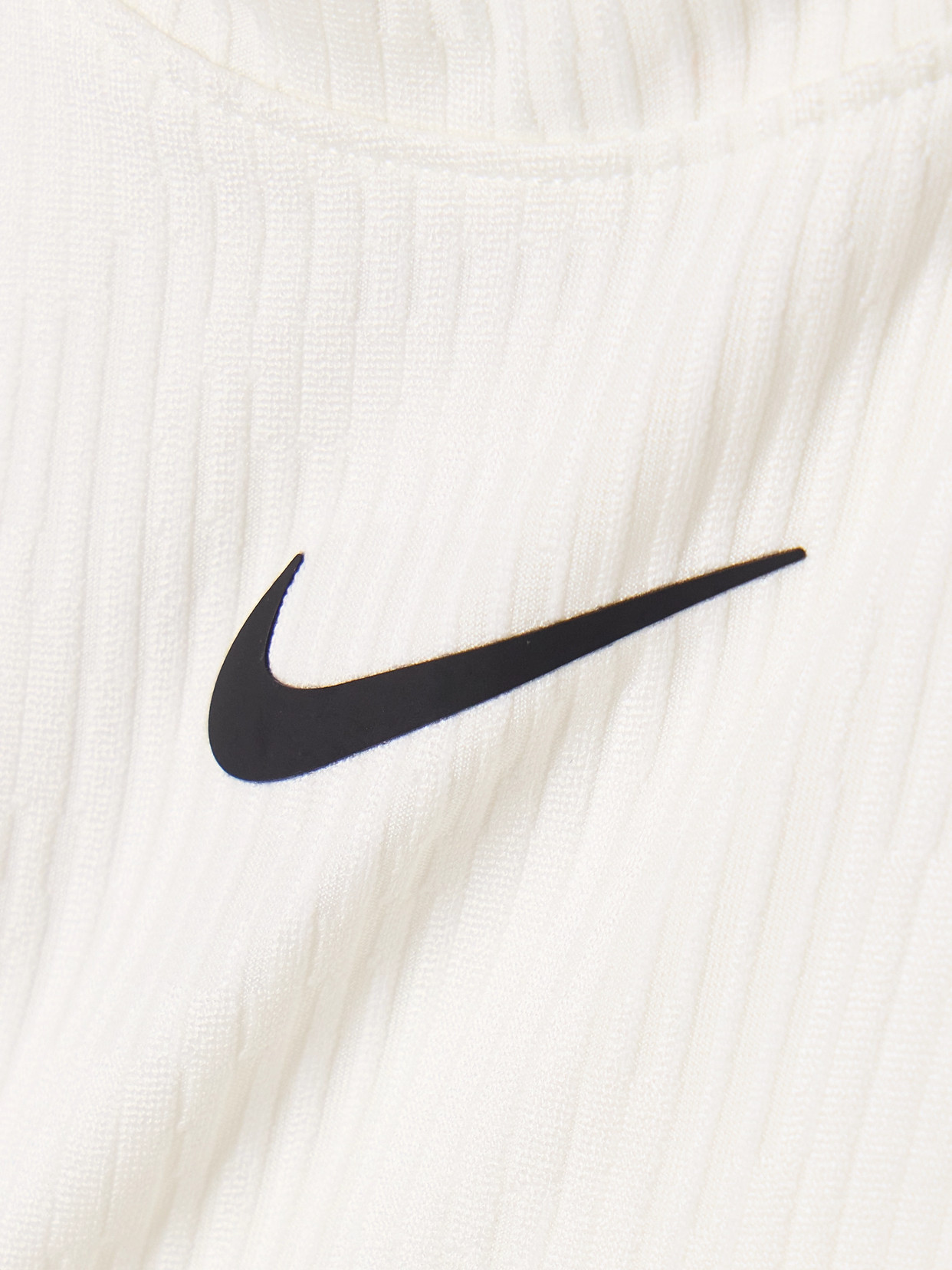 Nike Slam Ribbed Dri-fit Tennis Dress In White