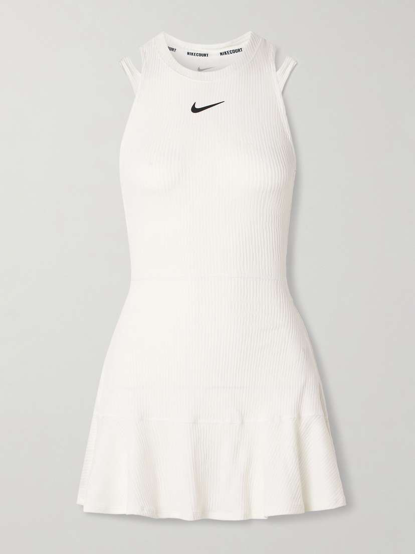 Nike Slam Ribbed Dri-fit Tennis Dress
