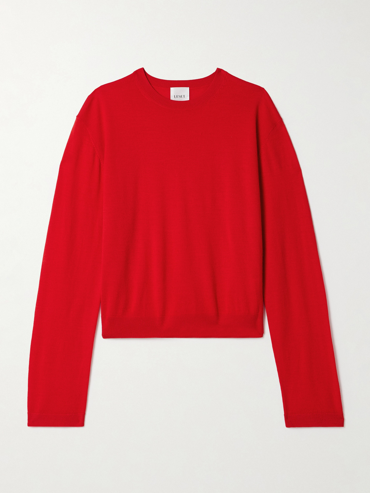 LESET - James Wool Sweater - Red