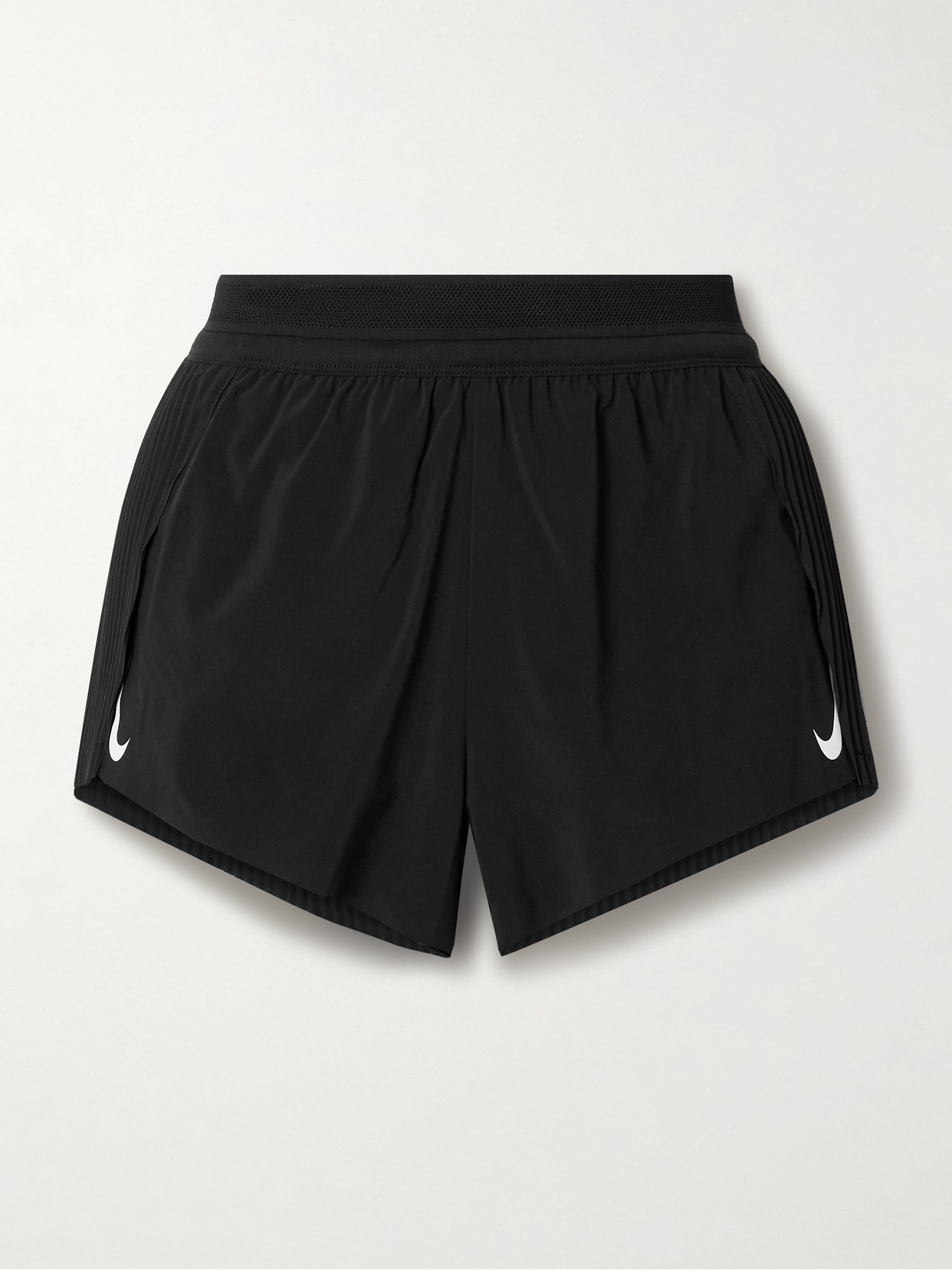 Shop Nike Printed Plissé Dri-fit Adv Shorts In Black