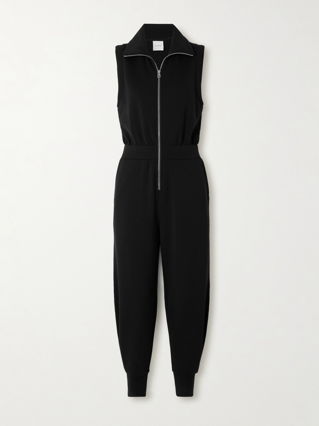 Shop Varley Madelyn Jersey Jumpsuit In Black