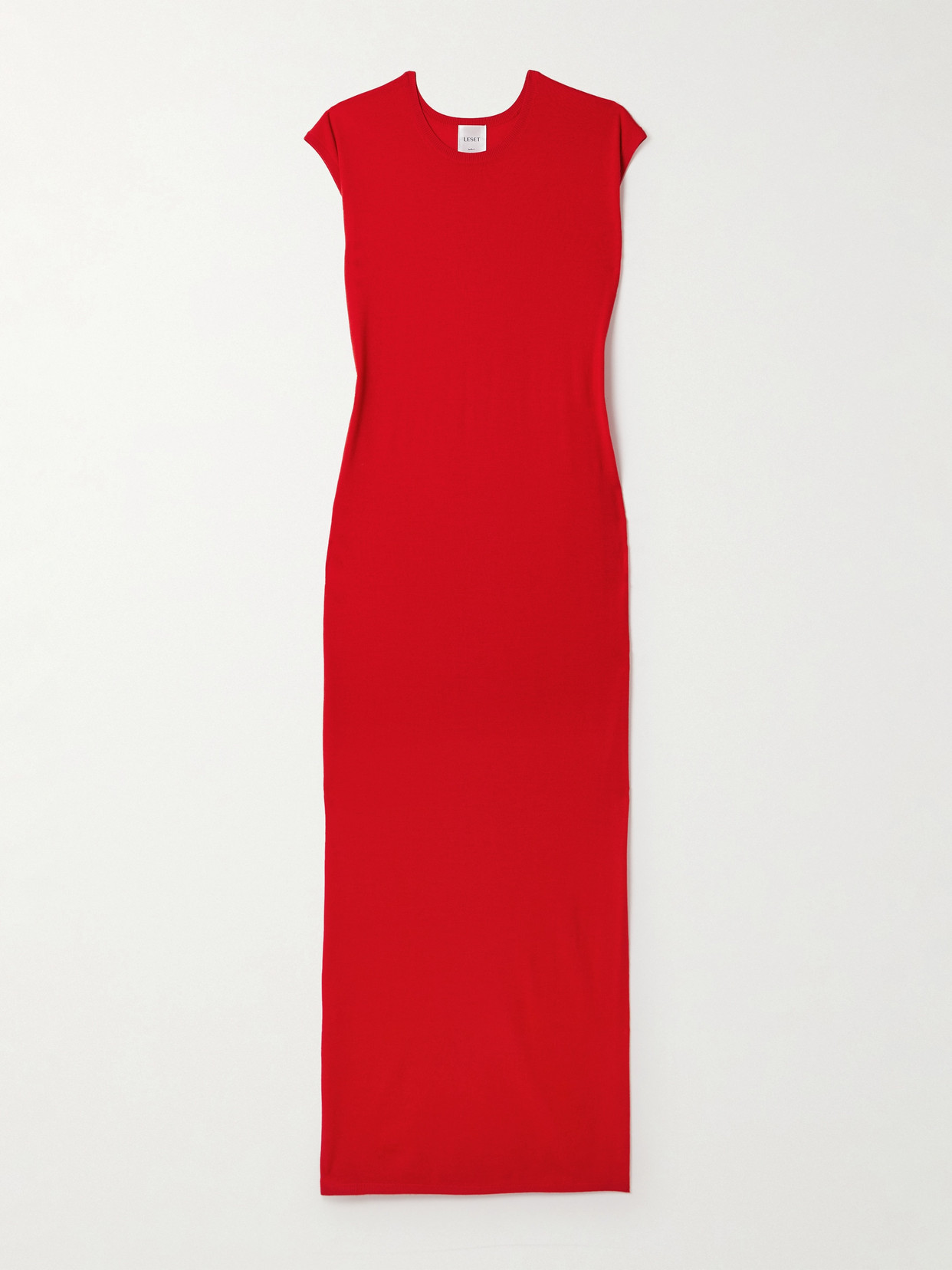 LESET - James Wool Maxi Dress - Red