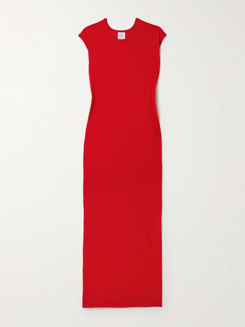 LESET James Wool Maxi Dress