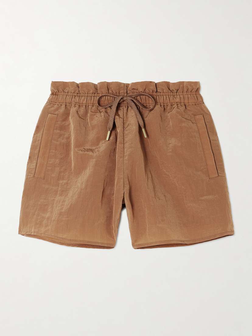 Varley Tulair Crinkled-shell Shorts