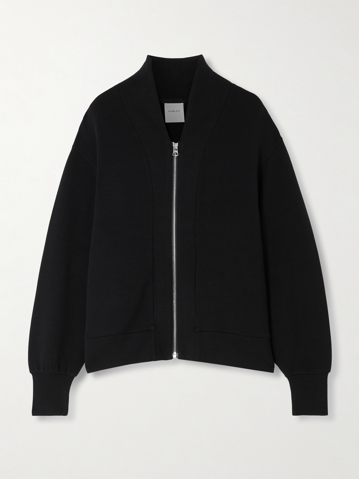 Varley Pelham Jersey Track Jacket In Black