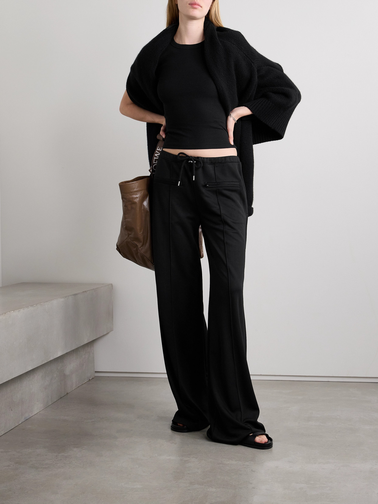 Kelly Ribbed Cotton-Blend Jersey T-Shirt