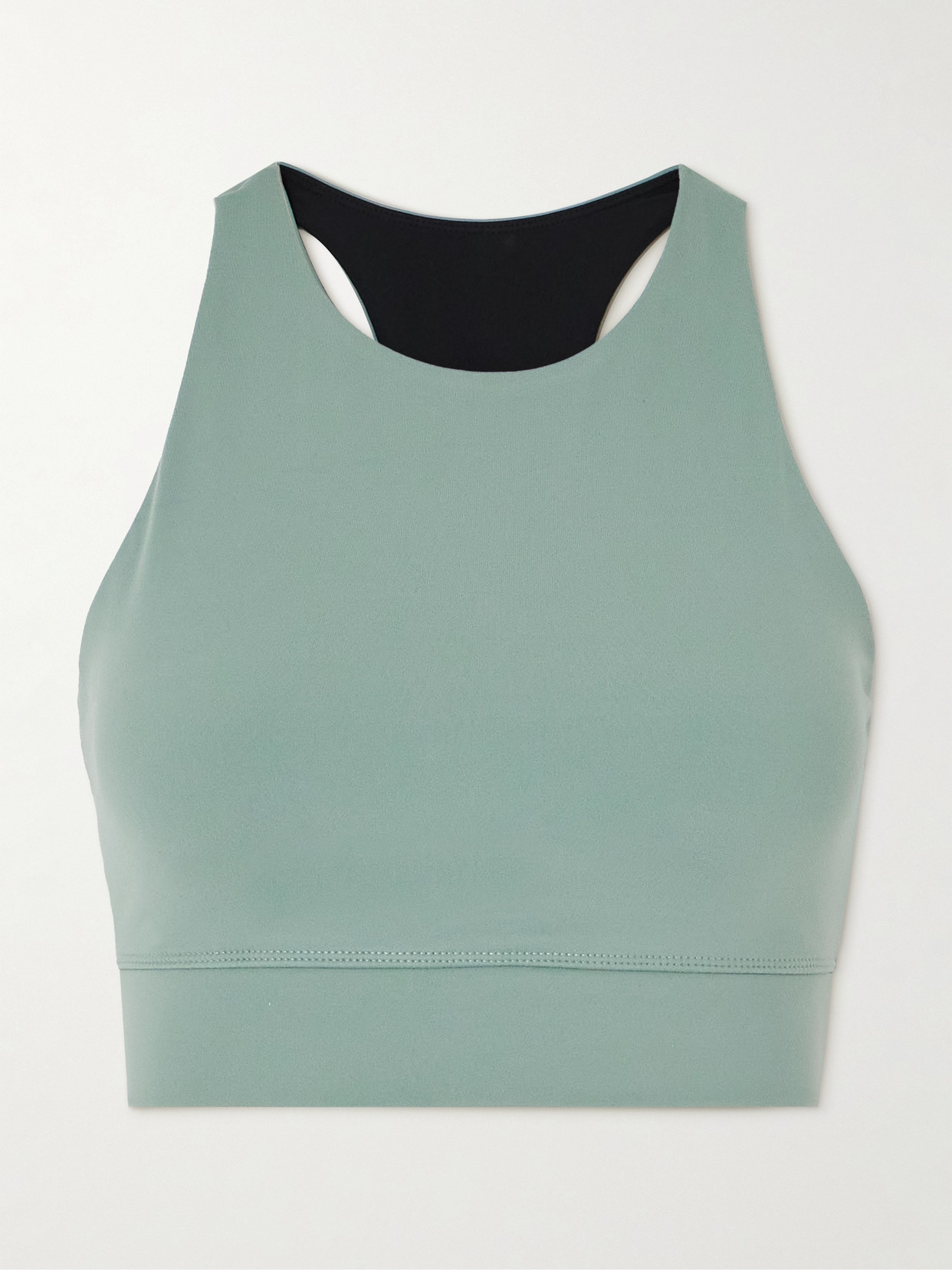 Shop Varley Bea Freesoft™️ Jersey Sports Bra In Green