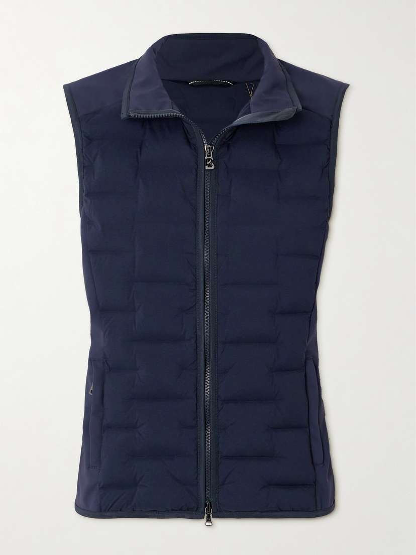 Bogner Dorina Quilted Stretch-softshell Down Golf Vest