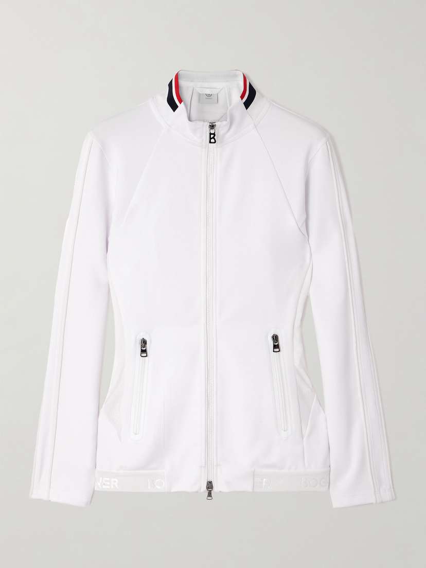 Bogner Mesh-trimmed Stretch-jersey Jacket