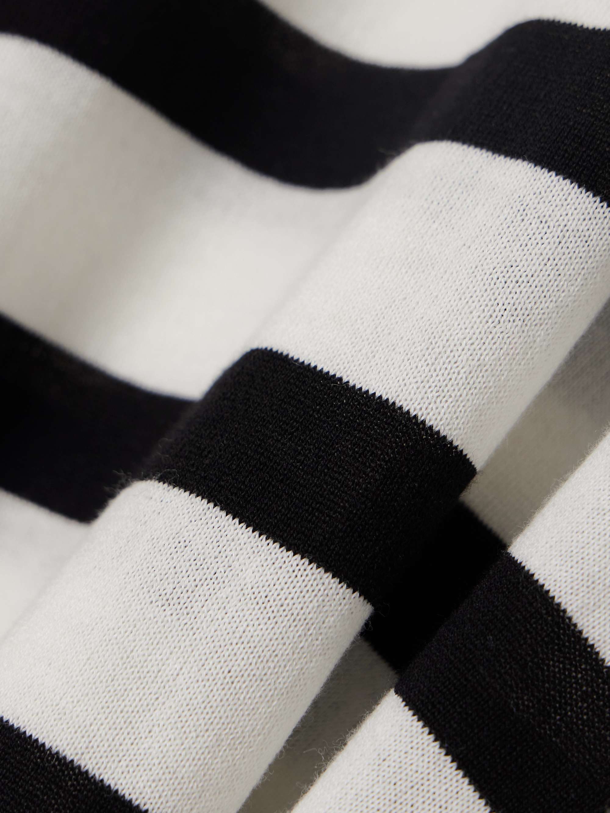 WE NORWEGIANS Hjellestad striped merino wool and cotton-blend sweater