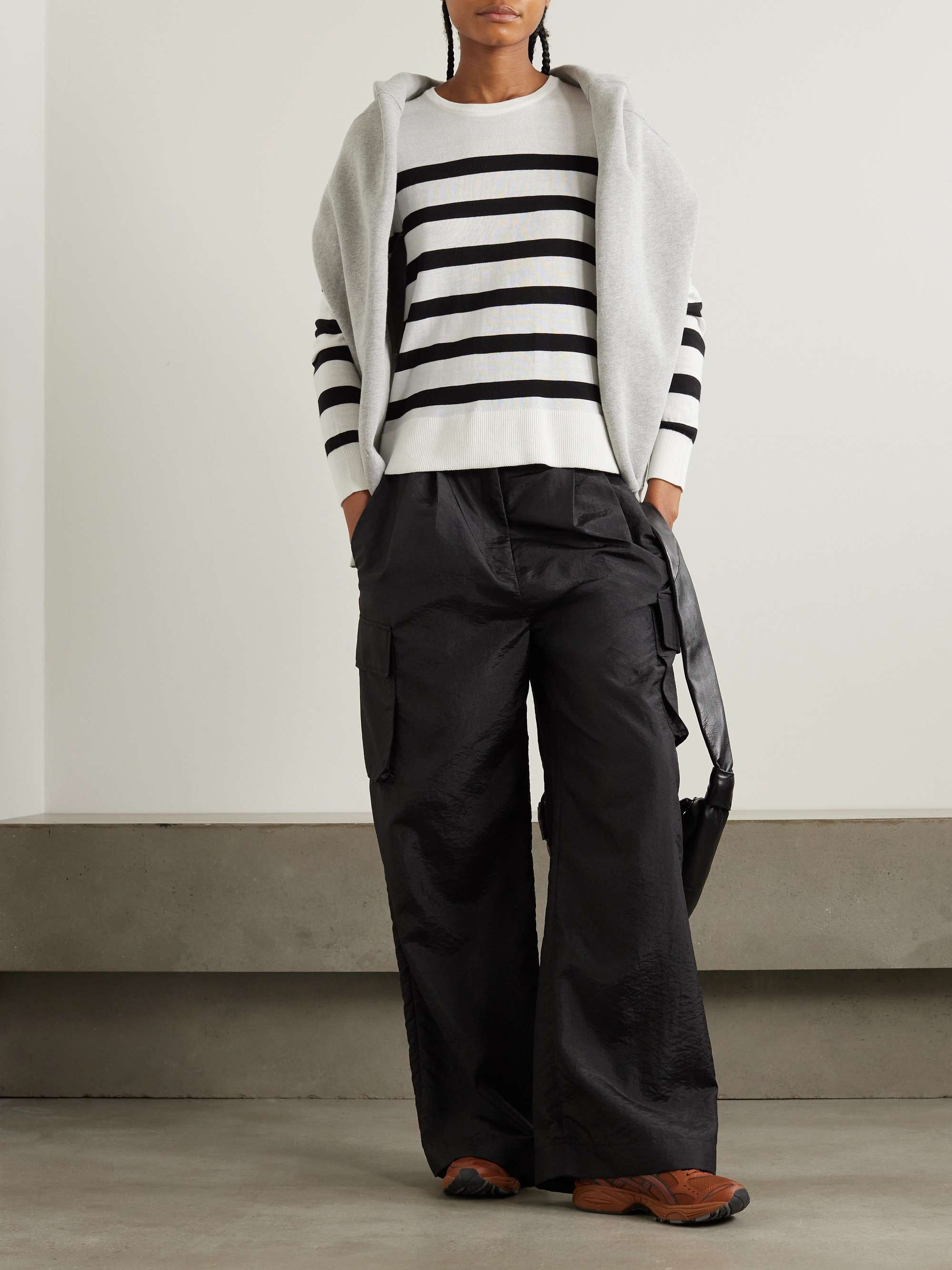 WE NORWEGIANS Hjellestad striped merino wool and cotton-blend sweater