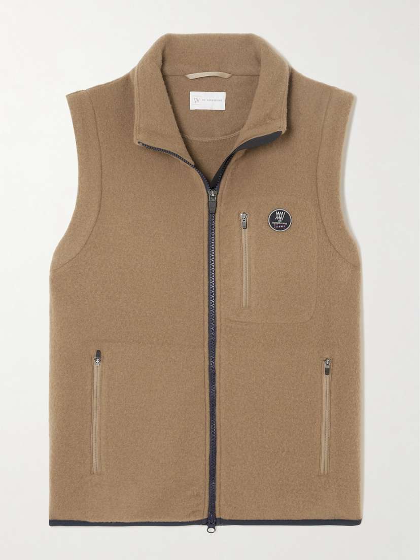 We Norwegians Svalbard Brushed Merino Wool-blend Felt Vest - x large