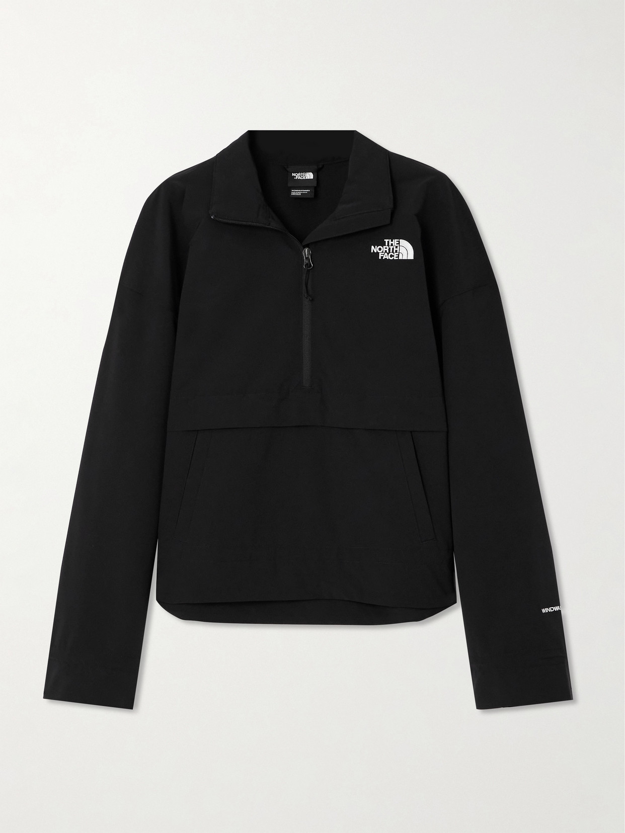 The North Face Embroidered Shell Jacket In Black