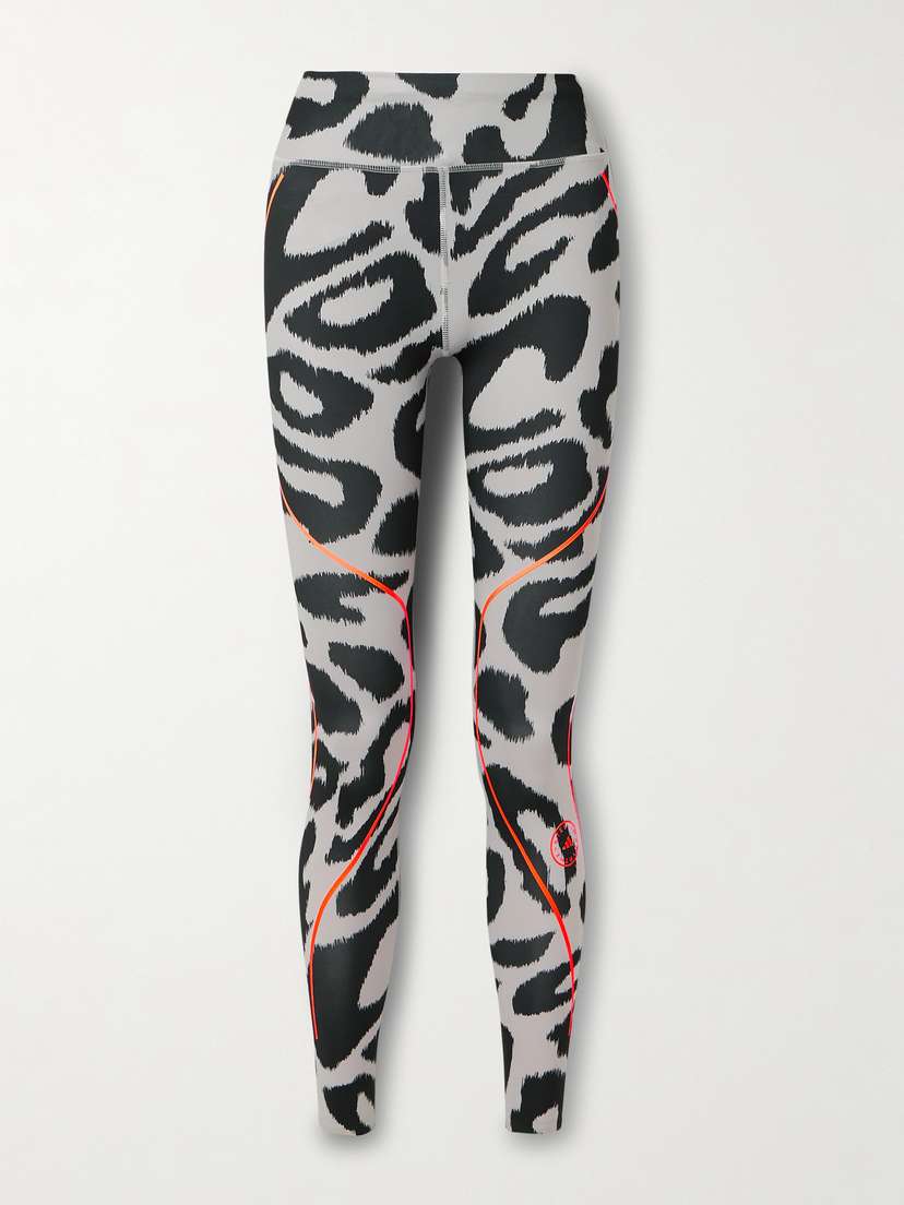 adidas by Stella McCartney Truepace Printed Stretch Recycled Leggings