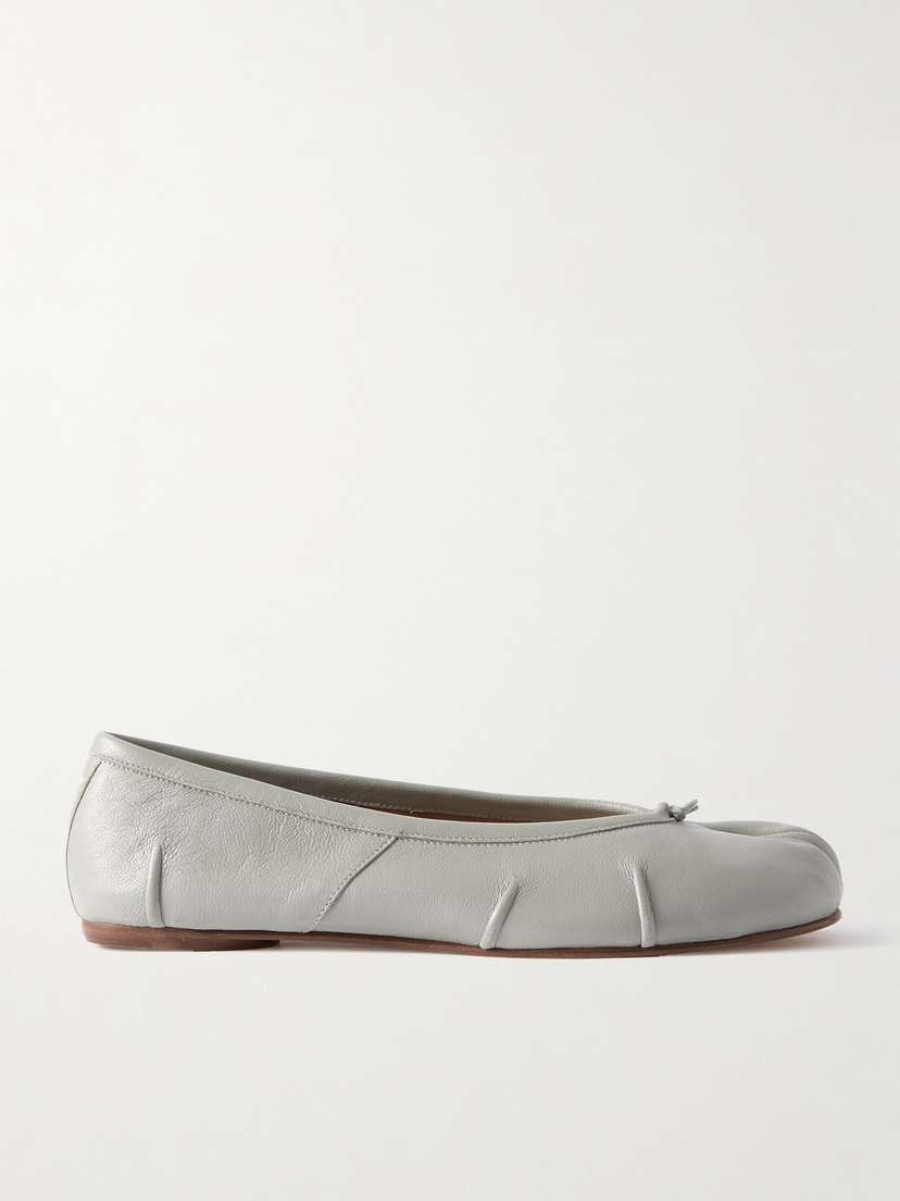 Maison Margiela Tabi Split-toe Leather Ballet Flats