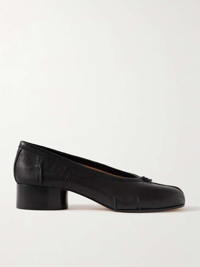 Maison Margiela Tabi Ballerina Split-toe Leather Pumps