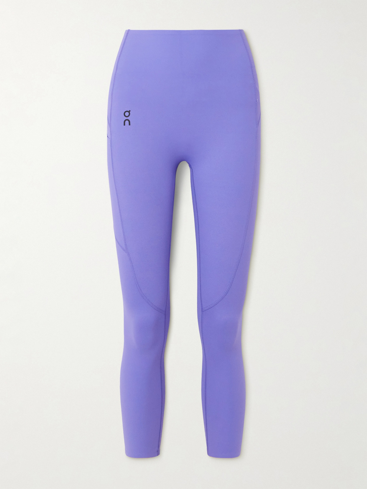 On Movement Stretch Recycled-jersey Leggings In Purple