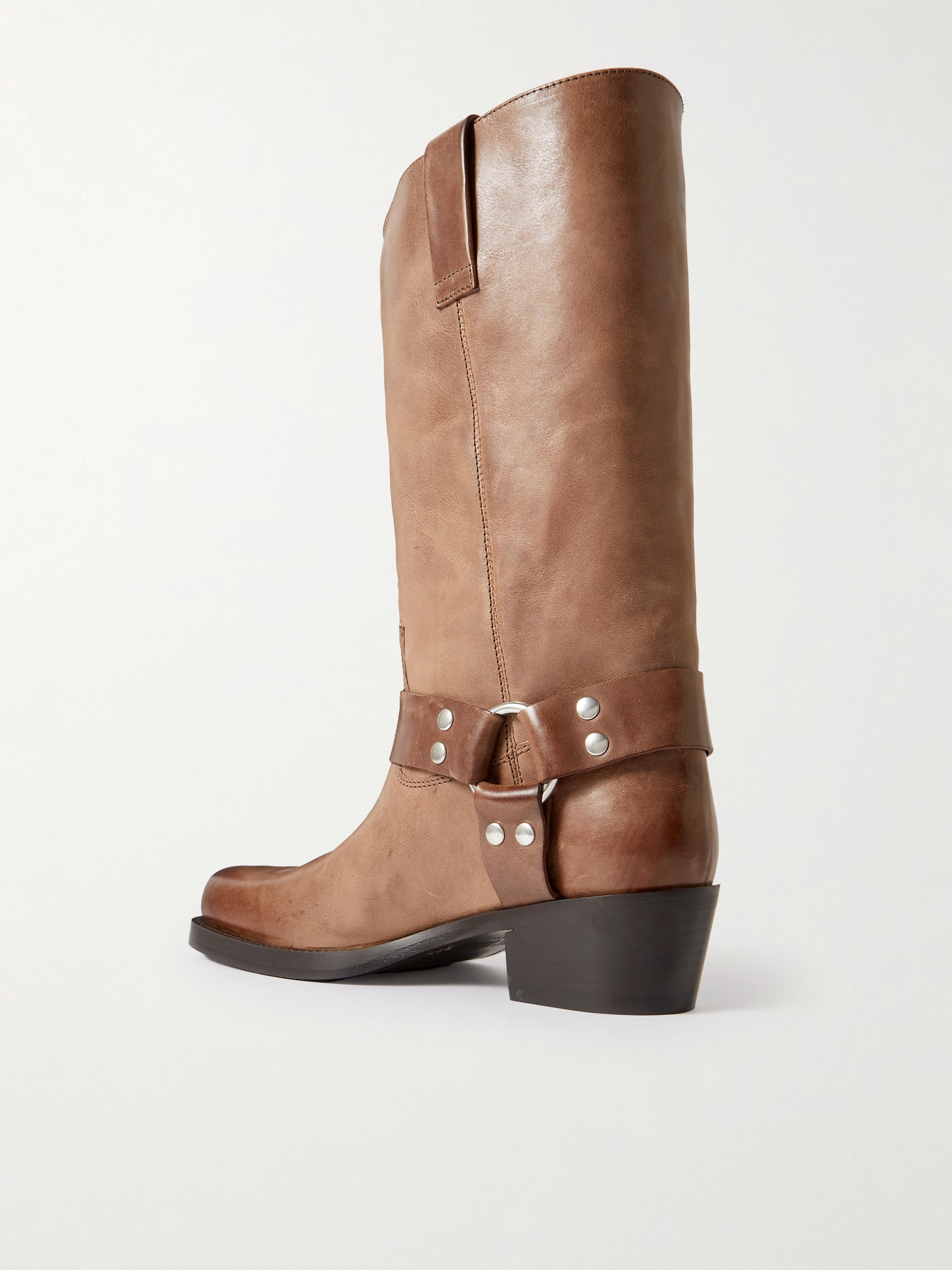 Paris Texas Roxy embellished leather knee boots thumbnail