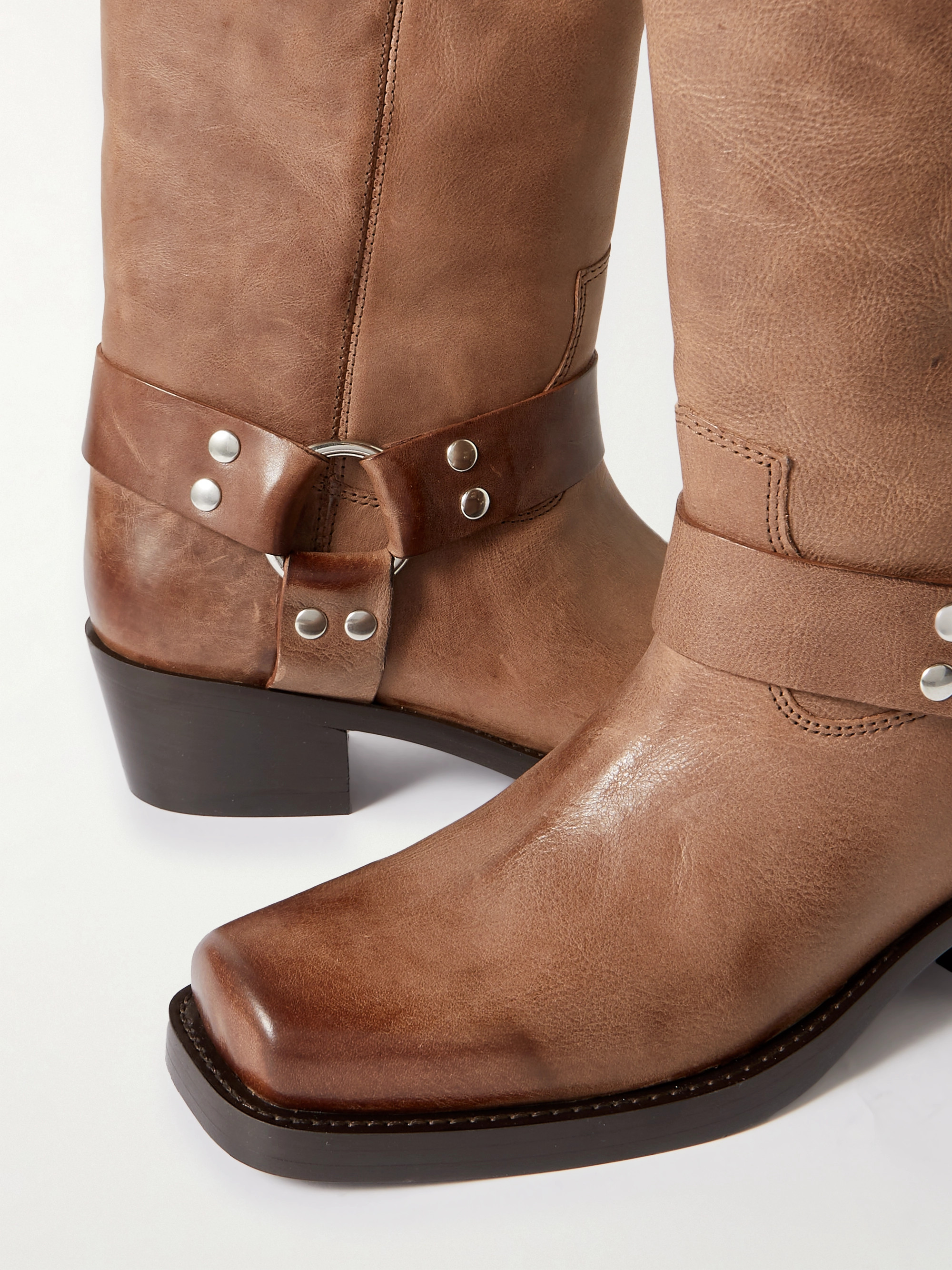 Paris Texas Roxy embellished leather knee boots thumbnail