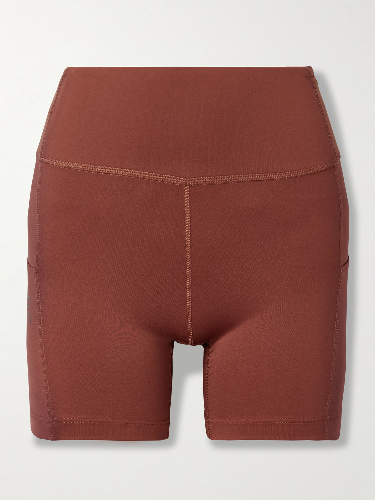ON - Performance Mesh-trimmed Stretch Recycled Shorts - Brown