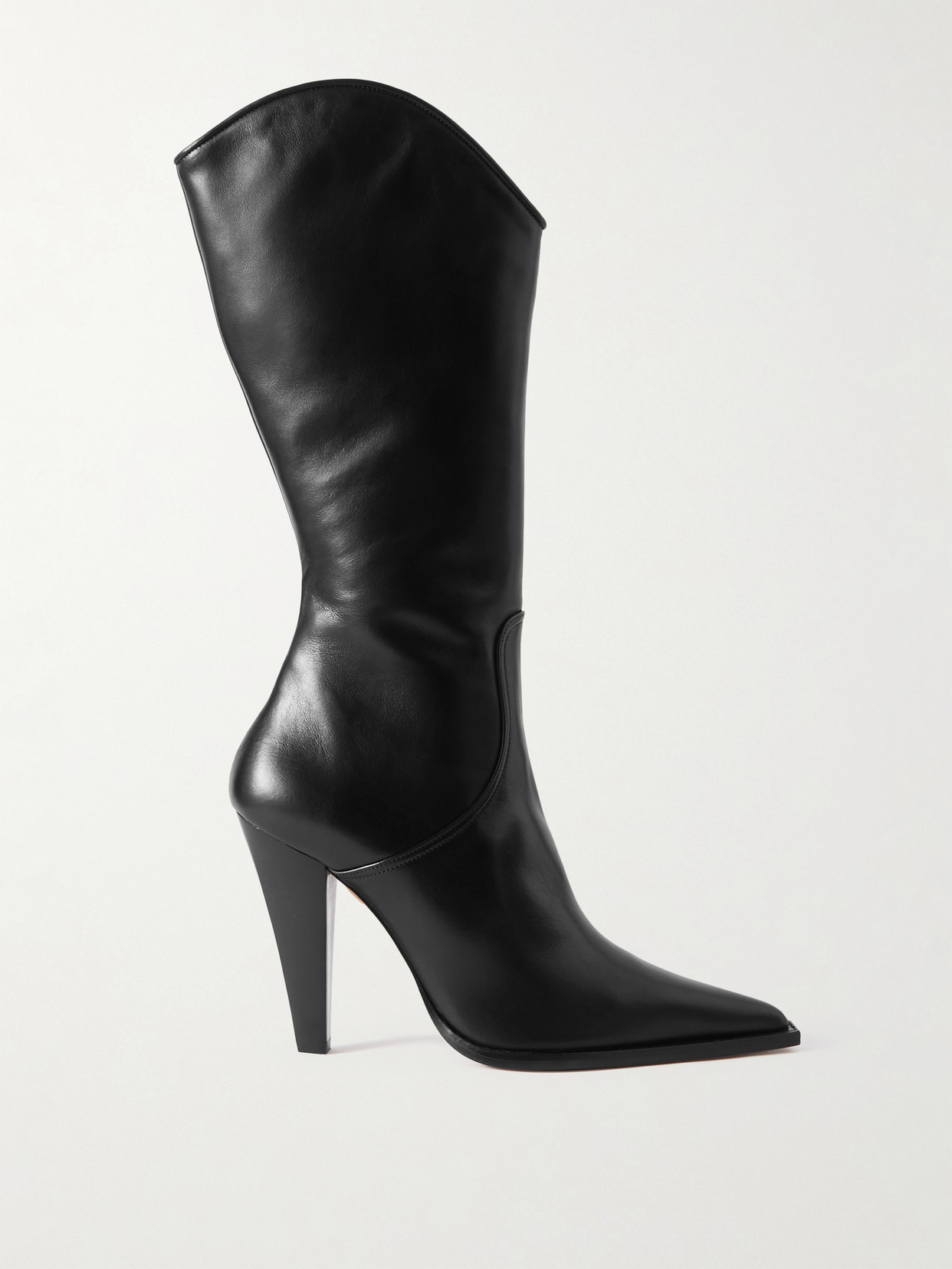 Paris Texas + Nadia Lee Cohen Leather Boots In Black