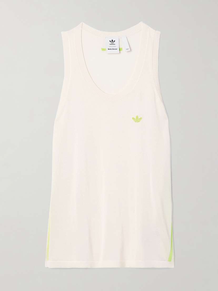 adidas Originals + Wales Bonner Oversized Striped Recycled Knitted Tank