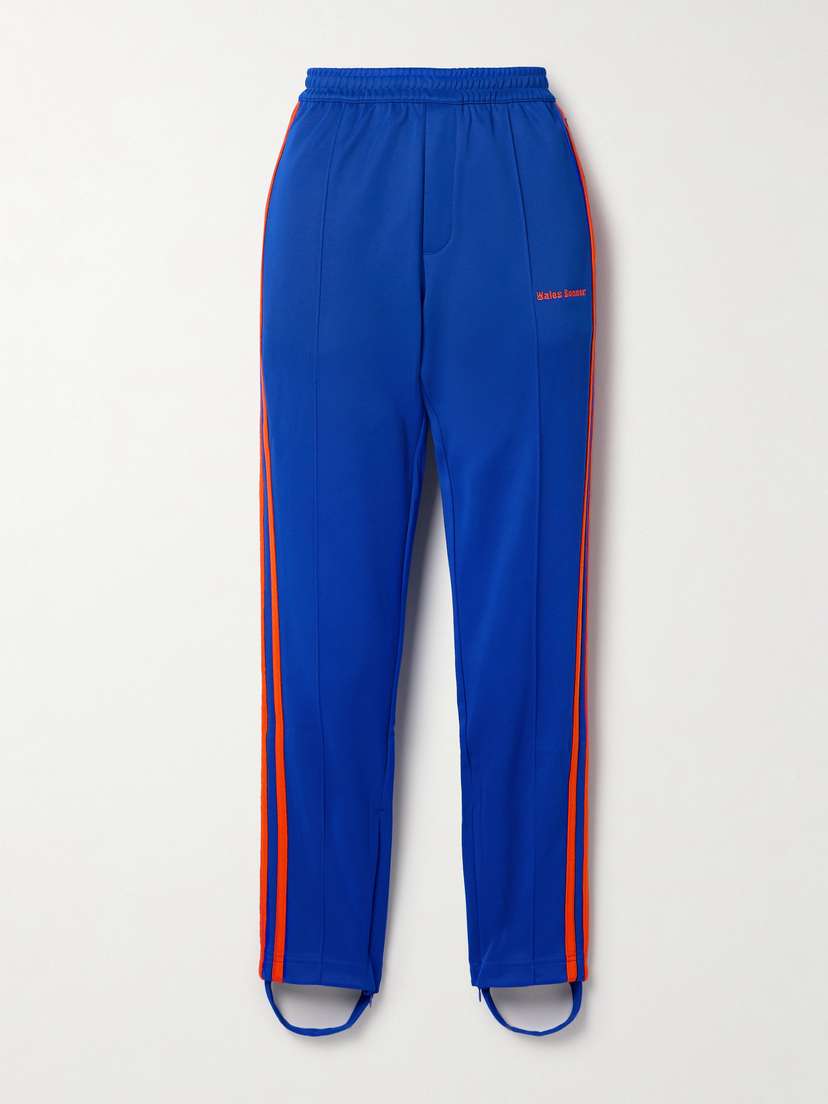 adidas Originals + Wales Bonner Embroidered Striped Recycled-jersey Track Pants